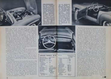 "Hobby - Das Magazin der Technik" 1954 Mercedes-Benz 190 SL Technical-Magazine (6581)